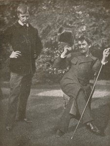 Whistler en Menpes, ca. 1885, 1904 door Unbekannt