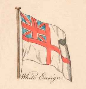 Witte Ensign, 1838 door Unbekannt