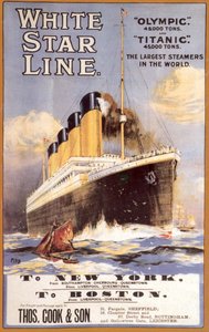 White Star Line. Titanic & Olympic, ca. 1911