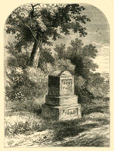 Whittingtons steen in 1820, ca. 1876 door Unbekannt