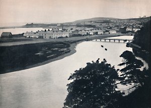 Wicklow - Algemeen uitzicht op de stad en de rivier, 1895 door Unbekannt