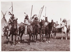 Wild West show, circa 1905 door Unbekannt