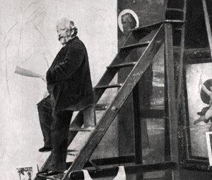 William-Adolphe Bouguereau, Franse kunstenaar, 1900 door Unbekannt