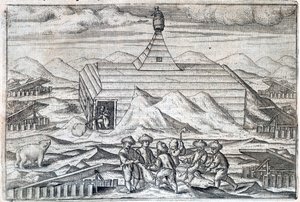 Arctische expeditie van Willem Barentsz, 1596-1597 door Unbekannt
