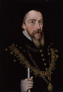 William Cecil, 1e Baron Burghley 1521-1598, na 1572 door Unbekannt