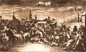 William Egon van Fürstenberg aangevallen in zijn koets in Keulen in 1674, 1675