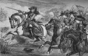 Willem III. Bij de Boyne door Unbekannt