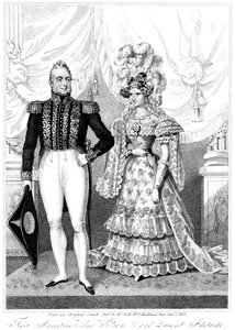 Willem IV en Koningin Adelaide