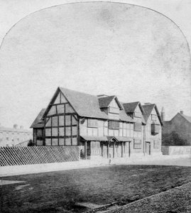Het huis van William Shakespeare, Henley Street, Stratford-upon-Avon, Warwickshire