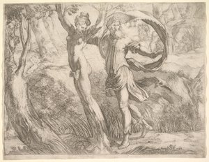 Wilton Album, folio 10a: Priapus en Lotis