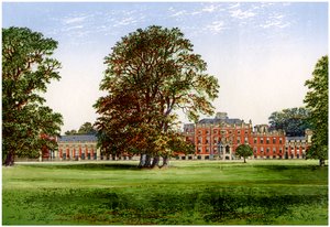 Wimpole Hall, Cambridgeshire, huis van de graaf van Hardwicke, ca. 1880 door Unbekannt