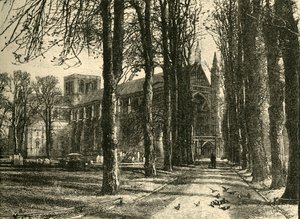 Winchester Cathedral, vanuit het noordwesten door Unbekannt