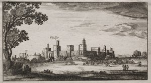 Windsor Castle vanuit het zuidoosten, 1600s