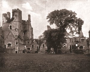 Wingfield Manor, nabij Alfreton, Derbyshire, 1894 door Unbekannt