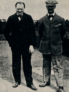 Winston Churchill en George Lambert, 1912