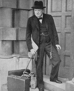 Winston Churchill bij de Admiraliteit door Unbekannt