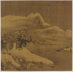 Winterlandschap, Ming-dynastie door Unbekannt
