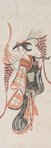 Wisteria Maiden Fuji Musume door Unbekannt