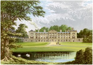 Woburn Abbey, Bedfordshire, huis van de Hertog van Bedford, c1880 door Unbekannt