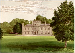 Wolseley Hall, Staffordshire, huis van Baronet Wolseley door Unbekannt