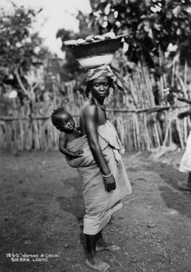 Vrouw en kind, Sierra Leone