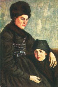 Vrouw uit Dachau met kind, ca. 1928 door Unbekannt