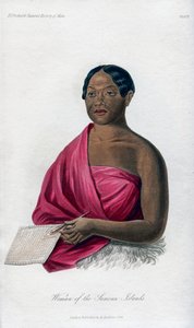 Vrouw van de Samoa-eilanden, 1848 door Unbekannt