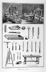 Houtvergulders, 1751-1777 door Unbekannt