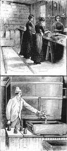 Arbeiders bij Nobel Explosives Company Limited, Ardeer, Ayrshire, 1884 door Unbekannt