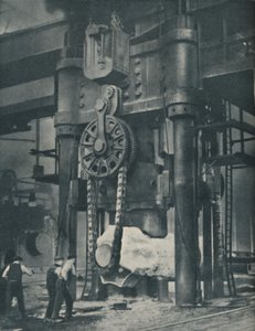 Arbeiders in het Metaal Waarop Onze Beschaving Afhangt, ca. 1935 door Unbekannt
