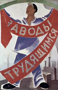 Arbeiders naar de fabrieken, 1920