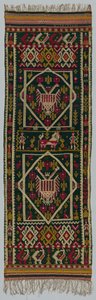 Geweven Bed- of Kistdeksel, 1700s door Unbekannt