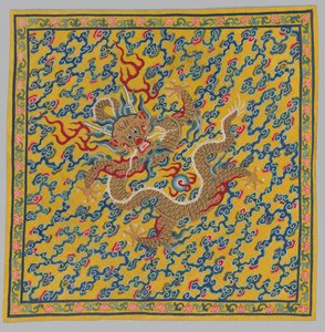 Omslag voor de Tapijtscroll Mingling of Clear and Muddy Water..., 1736-95 door Unbekannt