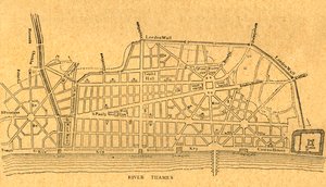 Wrens Plan voor de Wederopbouw van Londen, 1897 door Unbekannt