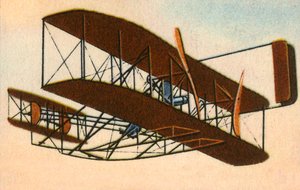 Wright brothers vliegtuig, ca. 1903 door Unbekannt