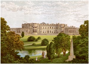 Wynyard Park, County Durham, huis van de Markies van Londonderry, ca. 1880 door Unbekannt