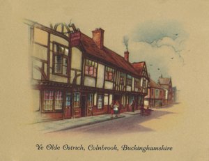 Ye Olde Ostrich Colnbrook, Buckinghamshire, 1939 door Unbekannt