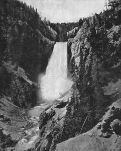 Yellowstone Falls, Wyoming, VS, ca. 1900