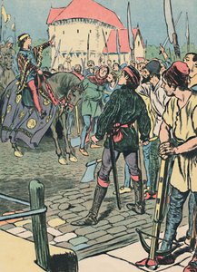 Jonge Koning Richard onderdrukt de opstand, c1907 door Unbekannt
