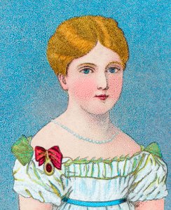Jonge Koningin Victoria, toen Prinses Alexandrina Victoria van Kent, ca. 1829 ca. 1902 door Unbekannt