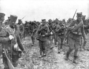 Jonge Servische rekruten, 1914 door Unbekannt