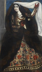 Jonge vrouw met chador, ca. 1844-1850 door Unbekannt