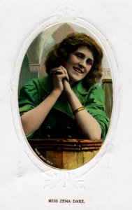 Zena Dare 1887-1975, Engelse actrice, begin 20e eeuw