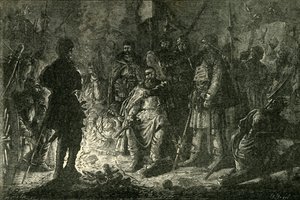 Ziska en de Hussieten, 1890 door Unbekannt