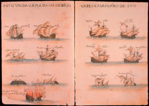 Portugese vloot onder Cabral 1500