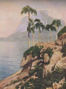 De heuvel van Gavea - Uitzichten die het oog betoveren langs de kronkelende kust van Rio de Janeiro door Unbekannt