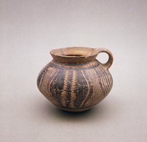 Chinese aardewerken pot, ca. 2500 v.Chr. door Unbekannt Unbekannt