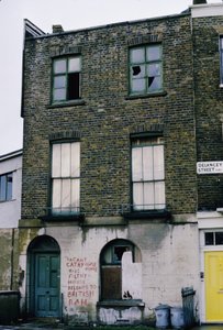Verlaten huis, Camden Town, 1967