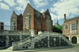 Exterieur van Harrow School, Middlesex door Unbekannt Unbekannt