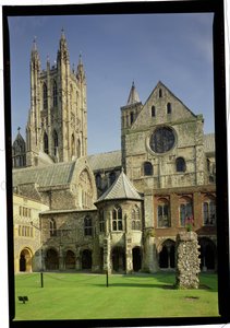 Exterieur van Canterbury Kathedraal door Unbekannt Unbekannt